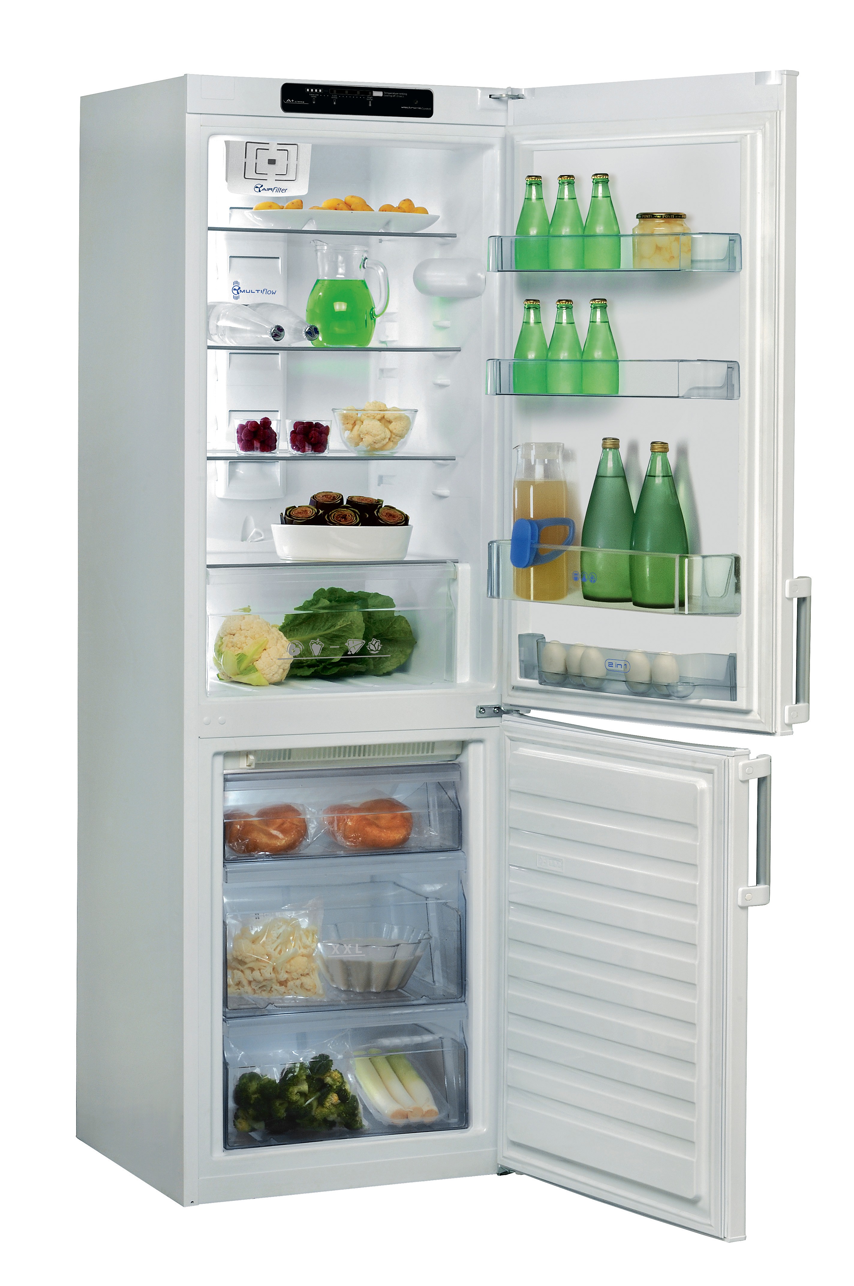 Whirlpool Kyl/Frys Kombisk&aring;p WBE3322NFWF