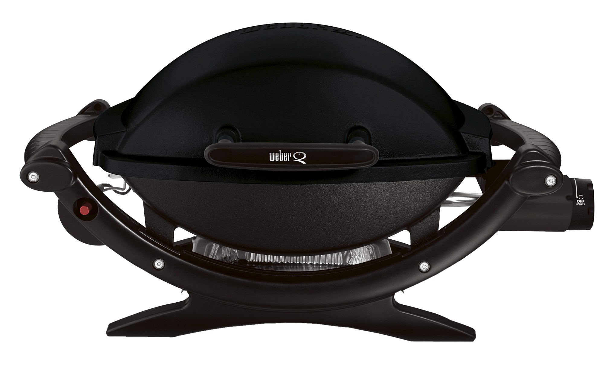 Weber Q100 gassgrill (sort)