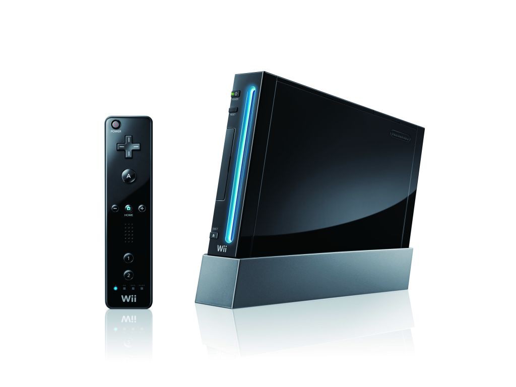Nintendo Wii Black + Mario Kart + Wheel balck, 0454963425316 - herná konzola