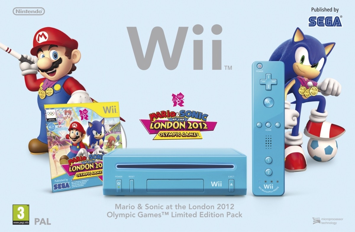 Nintendo Wii pelikonsoli Mario & Sonic Edition