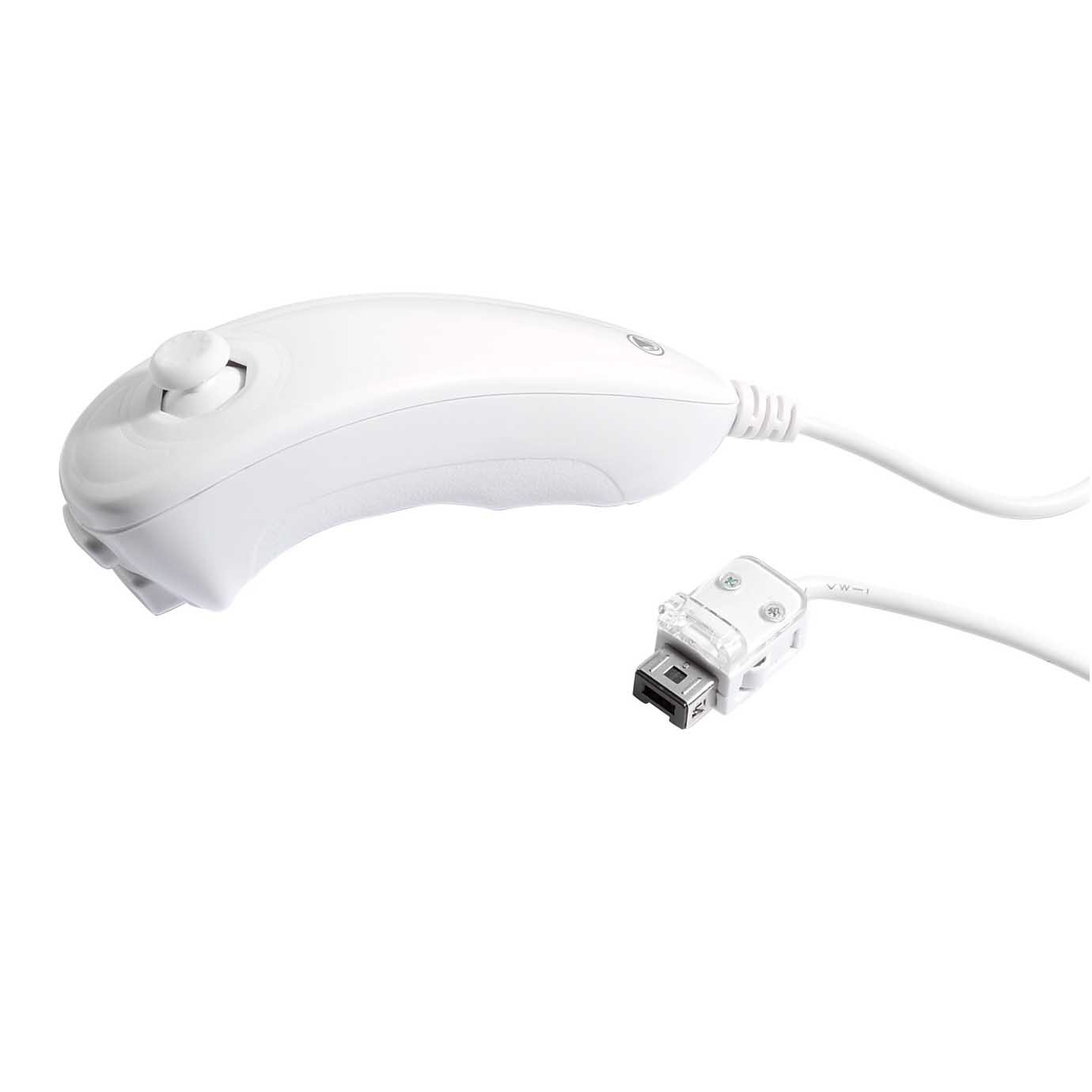 Nintendo Nunchuck Controller - biely ovládač pre Nintendo Wi