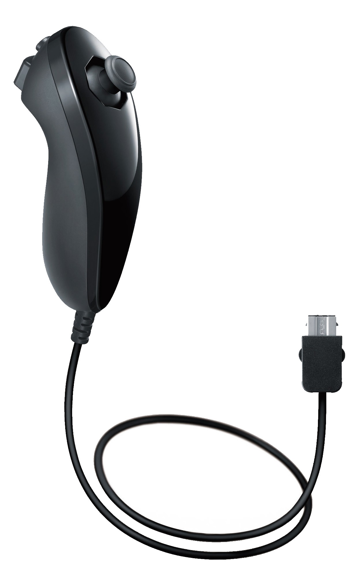 Nintendo Nunchuck Controller - čierny ovládač pre Nintendo Wii