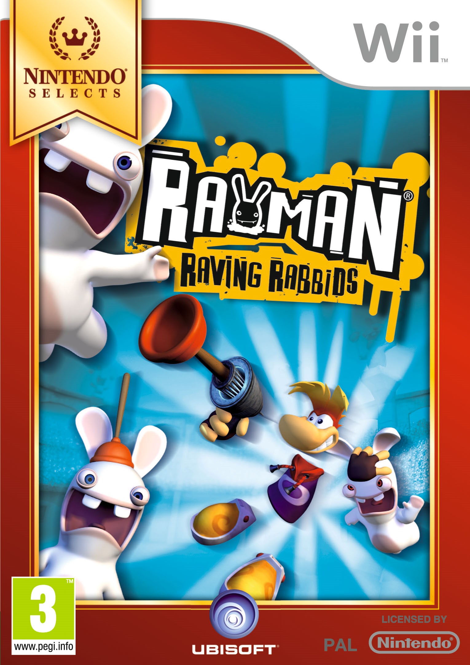 Rayman Raving Rabbids Selects (Wii)