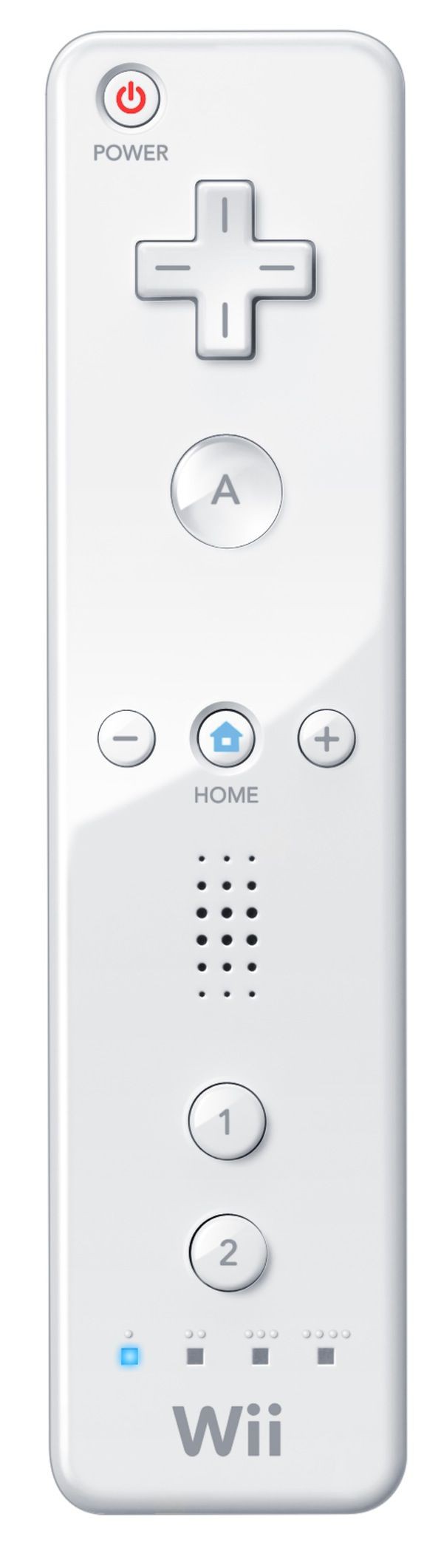 Nintendo Remote Plus b&iacute;l&yacute; - ovladač pro Nintendo Wii