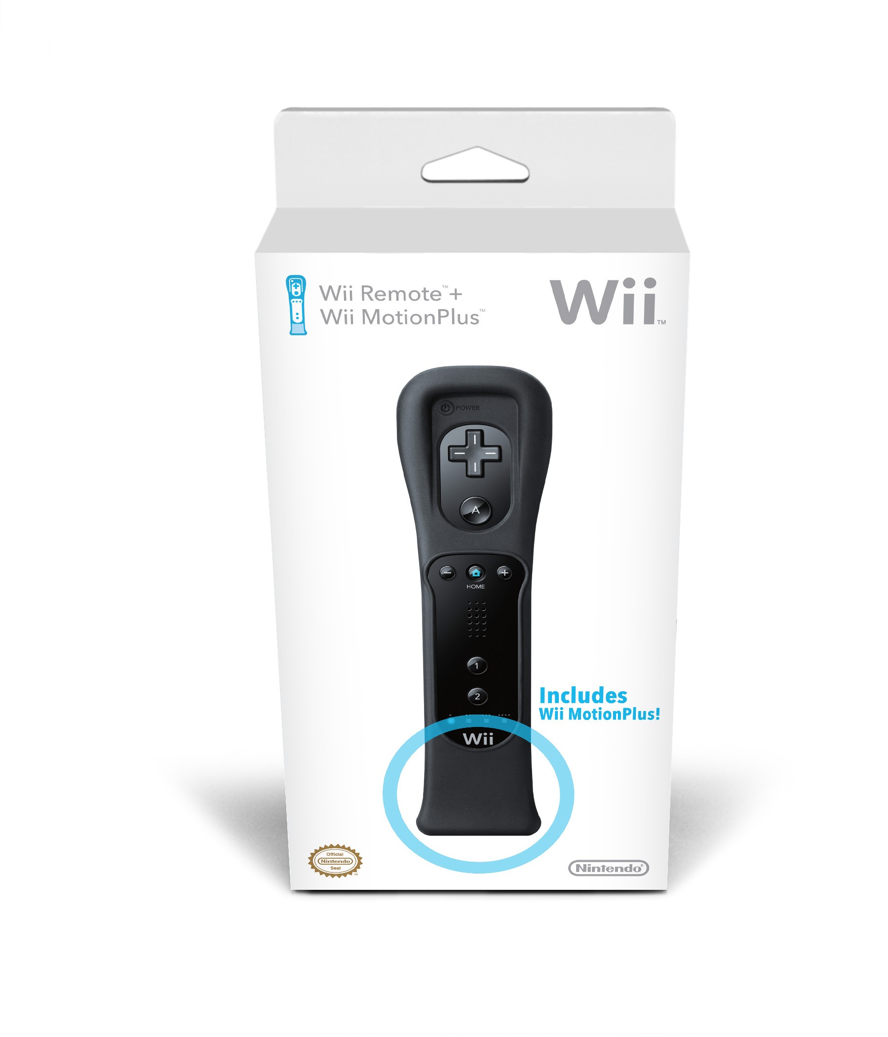 Nintendo Remote Plus Black - ovladač pro Nintendo Wii