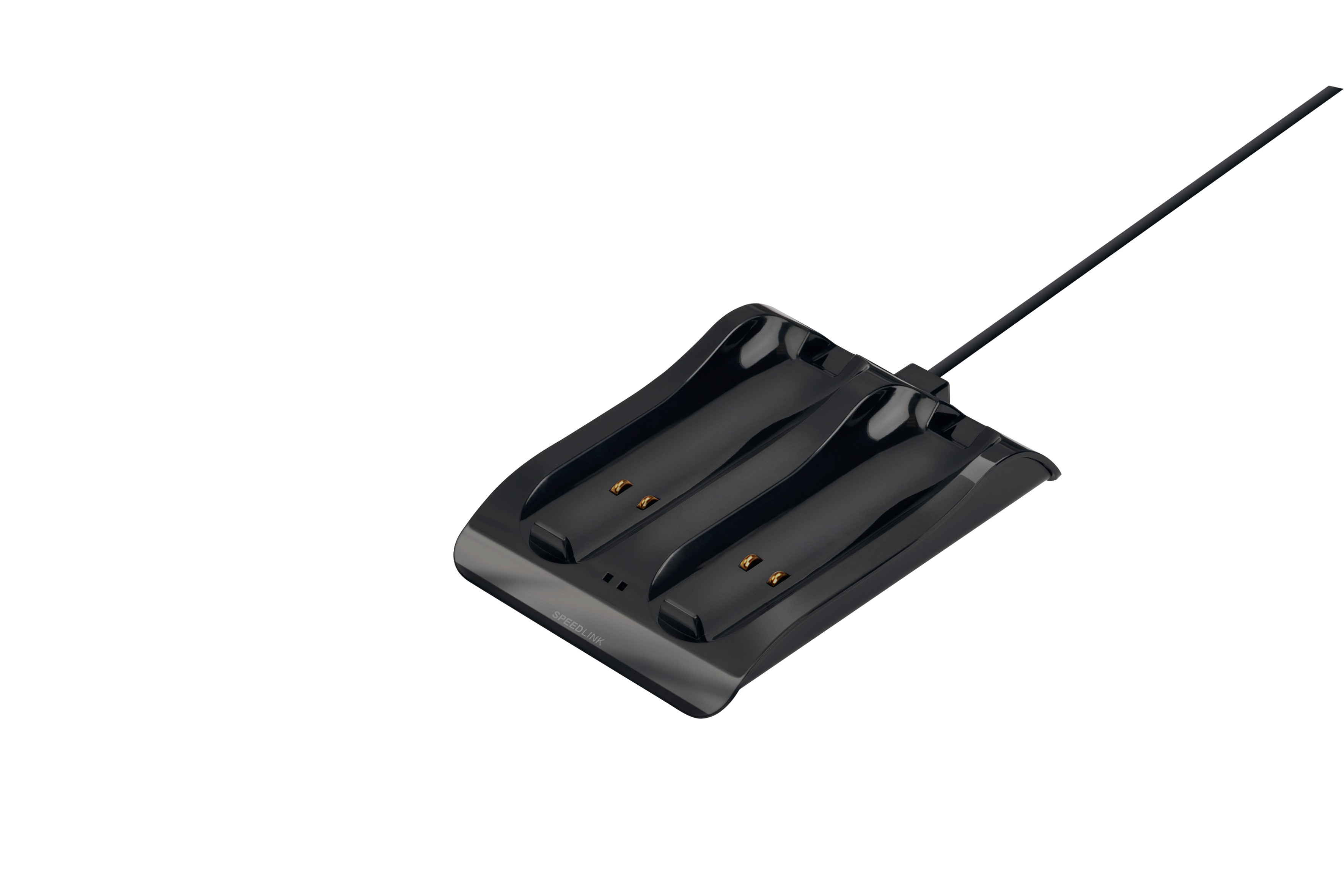 Speed Link Wave USB-Charging System Plus SL-3411-SBK čern&aacute; - nab&iacute;jec&iacute; stanice pro Nintendo Wii