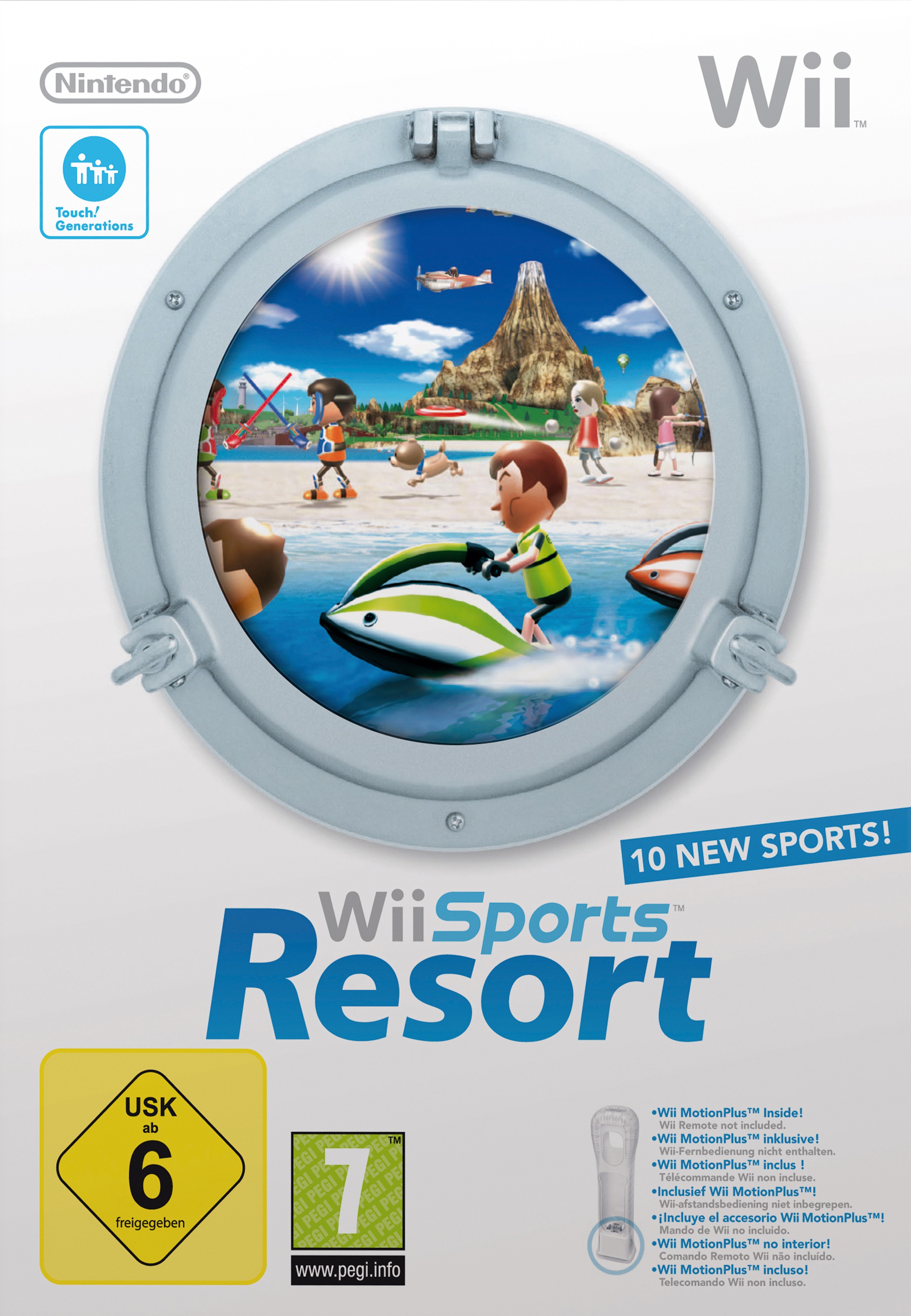 Wii Sports Resort + Wii PlusRemote (Wii)