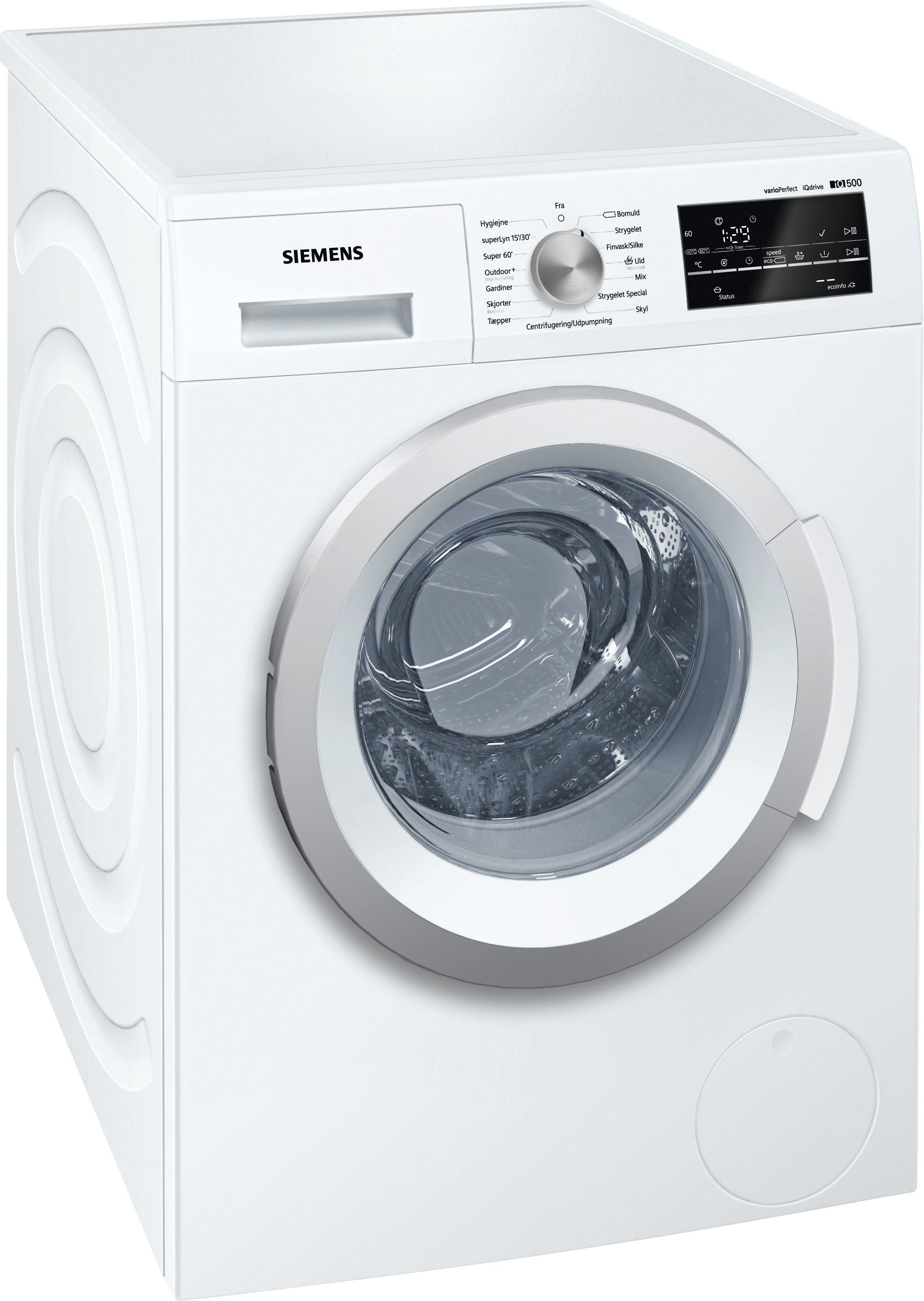 Siemens isensoric tvättmaskin wm14t4e9dn tvättmaskin elgiganten