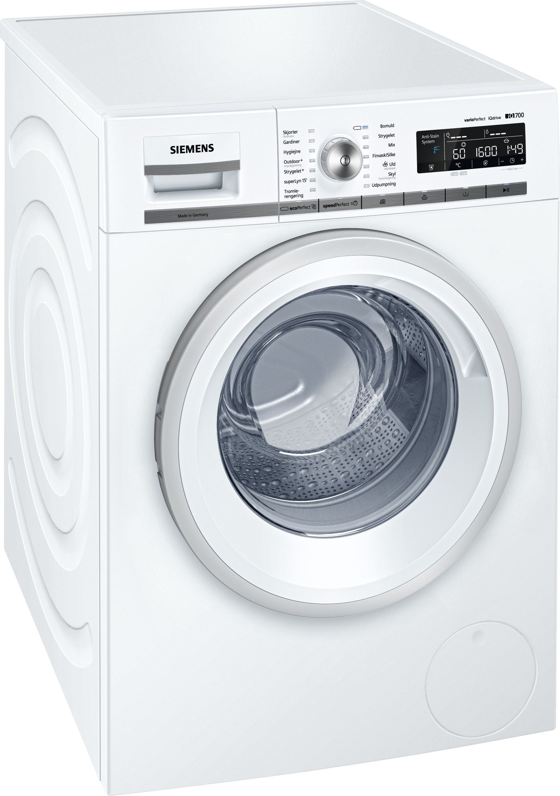 Siemens isensoric tvättmaskin wm16w549dn tvättmaskin elgiganten