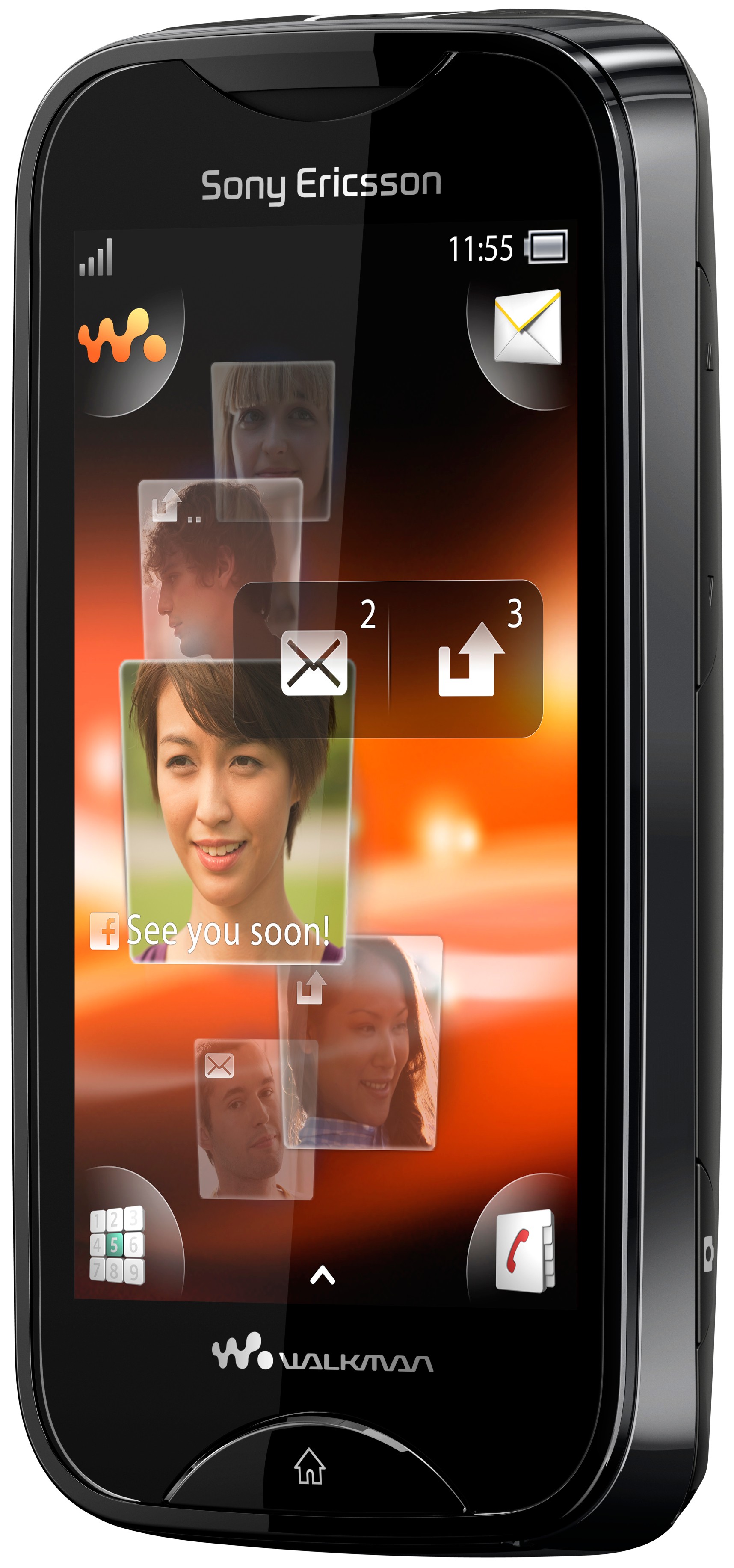 Sony Ericsson Mobiltelefon MixWalkman WT13i (svart