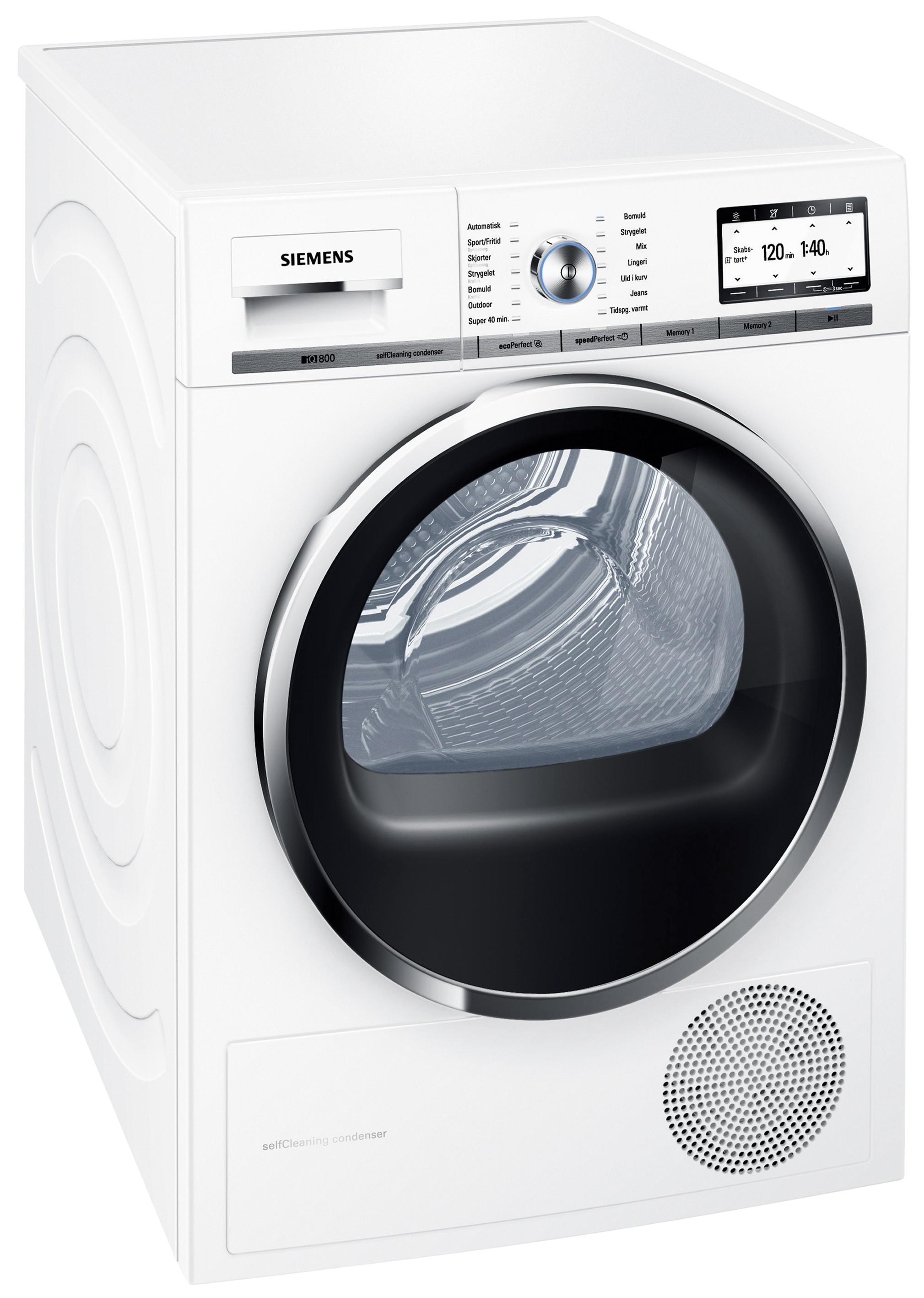 Siemens IQ800 tørketrommel WT48Y890DN
