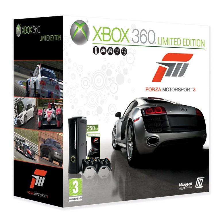 X360 250GB  + FORZA 3 + Crysis 2