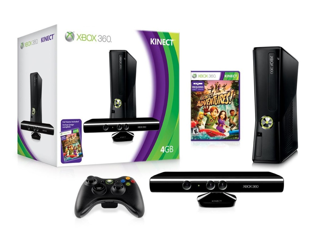 X360 250GB + Kinect + Kinect Adventures