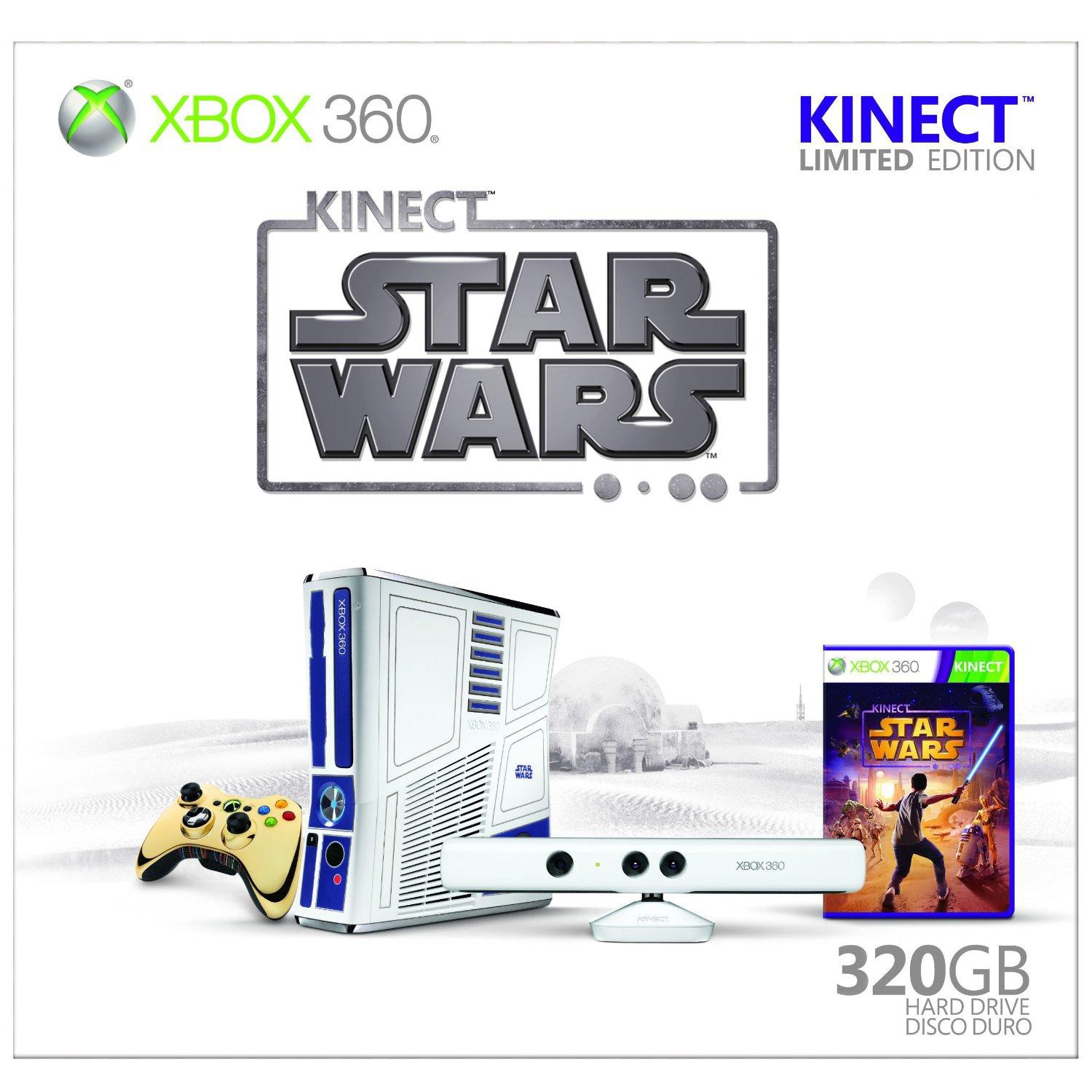 Microsoft Xbox360 320 GB + Kinect + hra Star Wars - hern&aacute; konzola