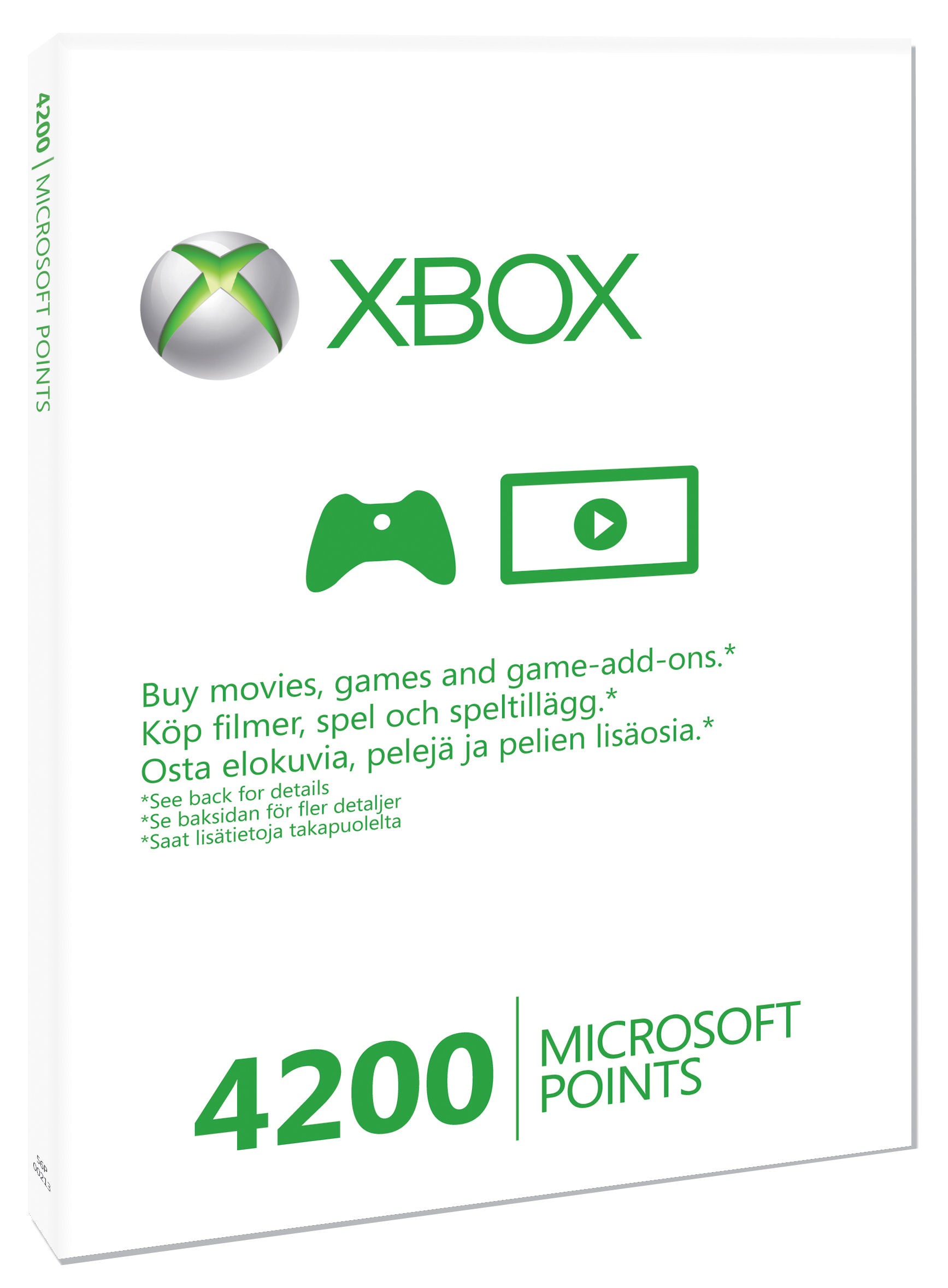 Microsoft 4200 poeng til bruk for Xbox Live (X360)