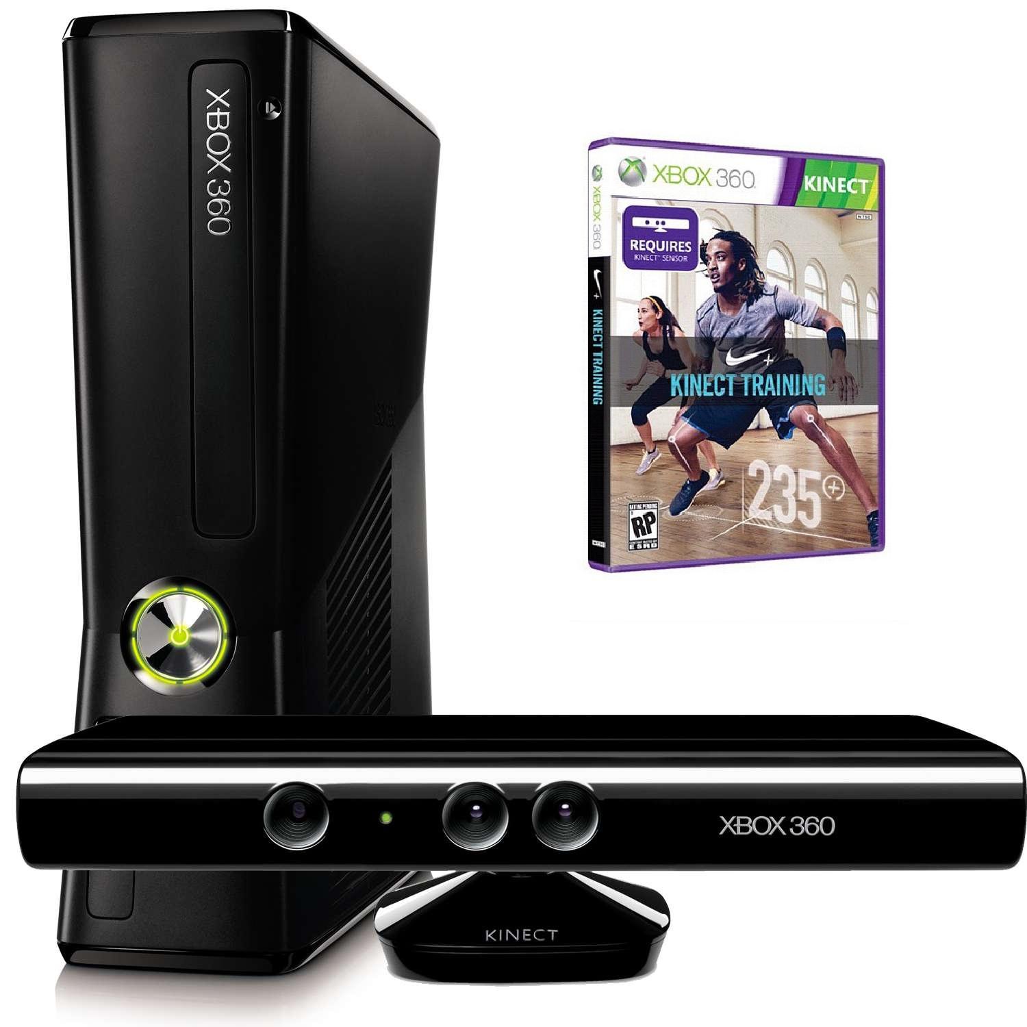 X360 4GB + Kinect + Nike Fitness - herní konzole