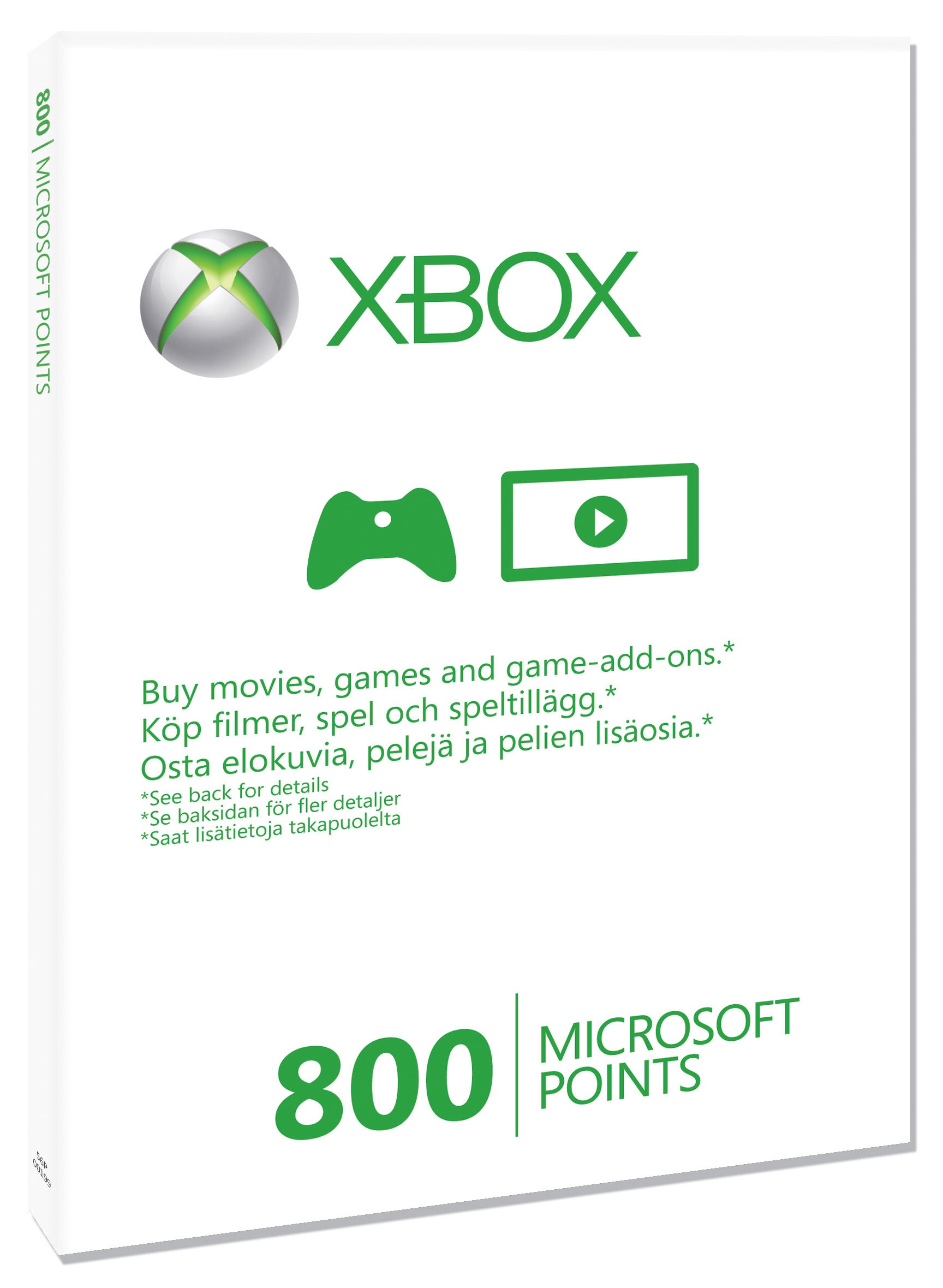 Microsoft 800 poeng til bruk for Xbox Live (X360)