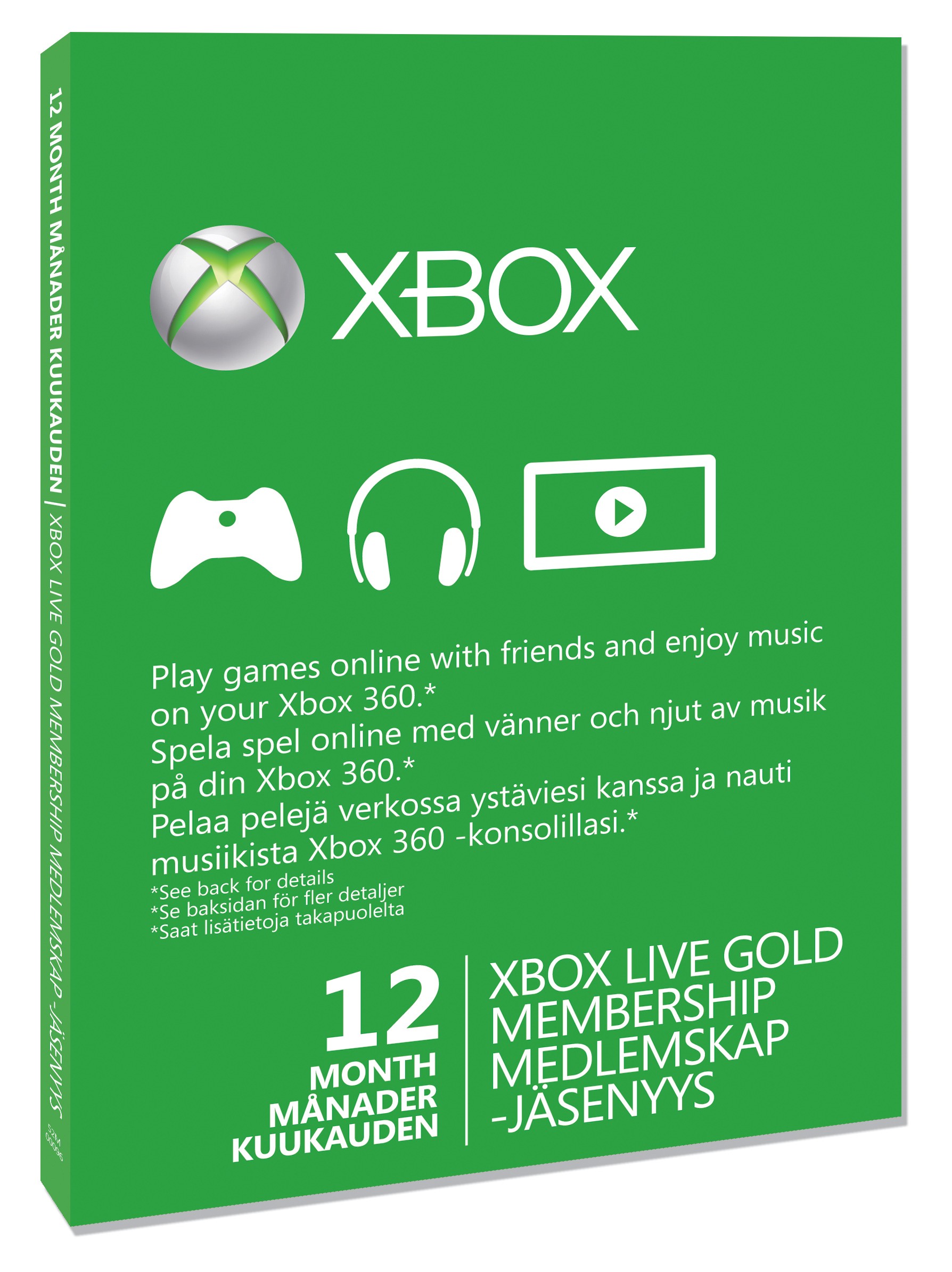 Xbox Live Gold 12 kk (X360)