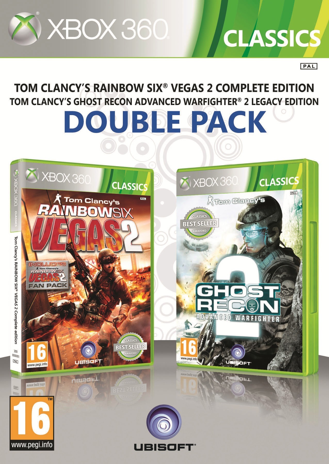 GR: Advanced Warfighter 2 + Rainbow Six: Vegas 2 (X360)