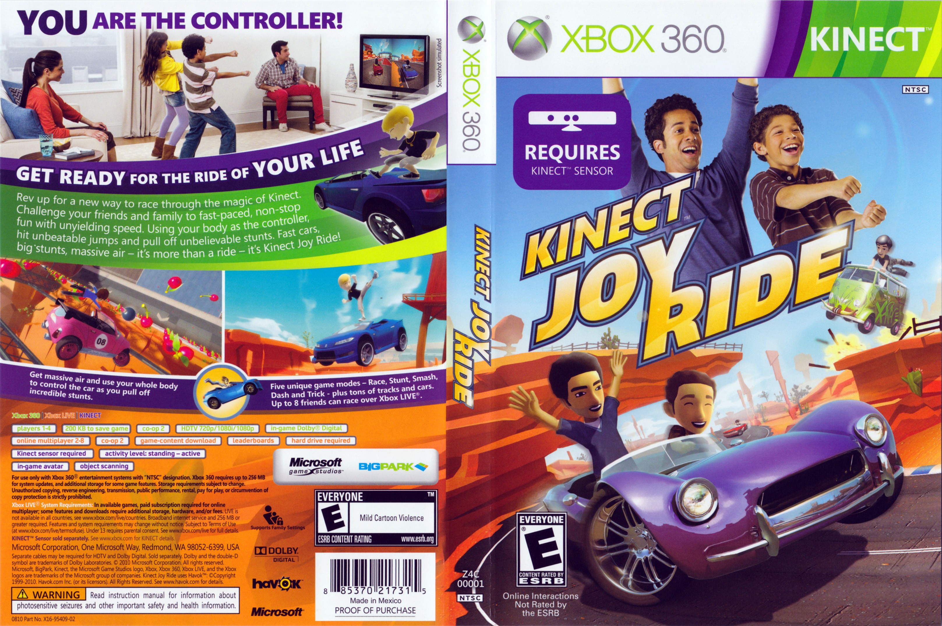 Kinect: Joy Ride - hra Xbox 360