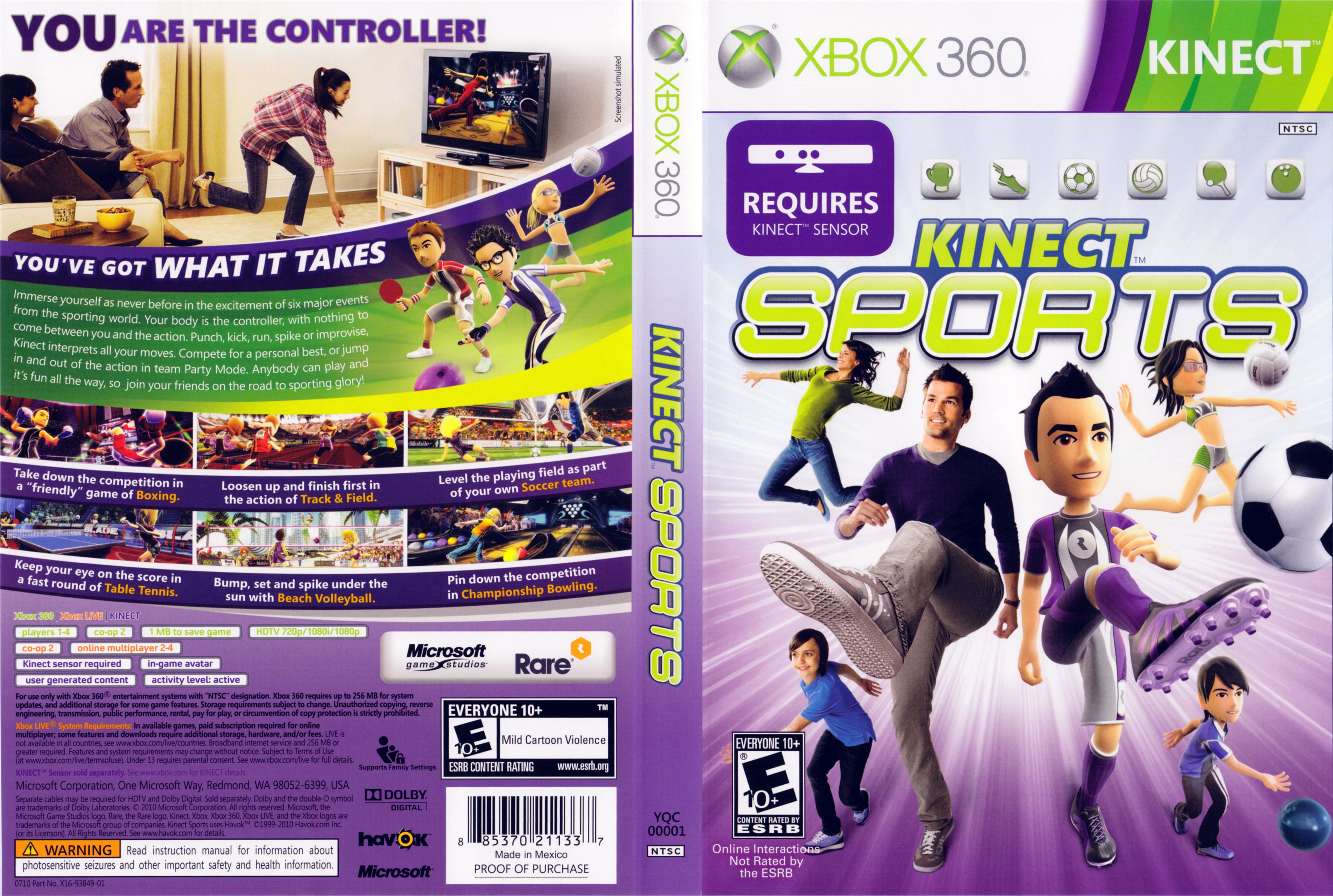 Kinect: Kinect Sports - hra Xbox 360