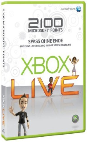 Xbox 360 Live: 2100 bodov – pro X360