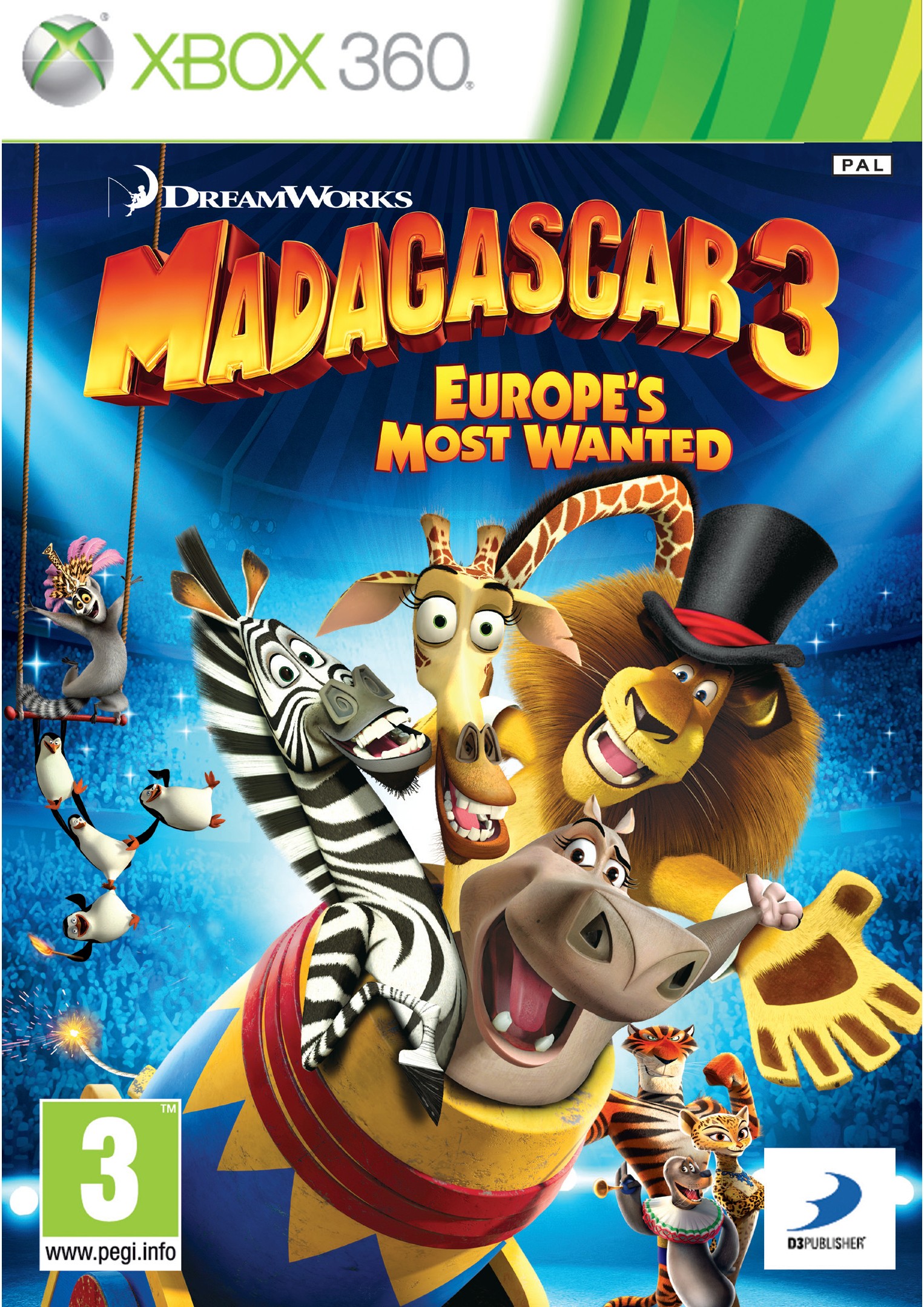 Madagascar 3: Europe's Most Wanted (X360)