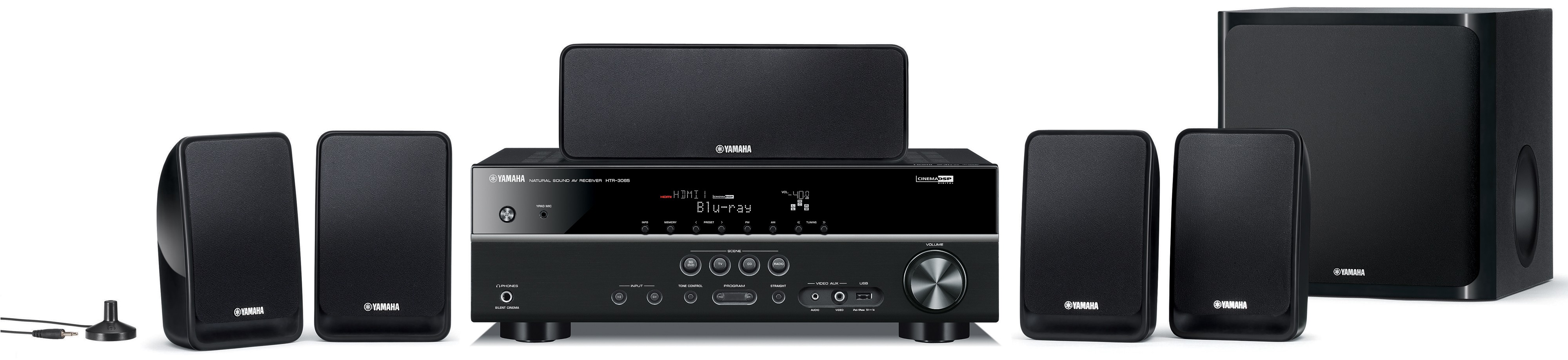 Yamaha 5.1 hjemmekino YH-T298 (sort)