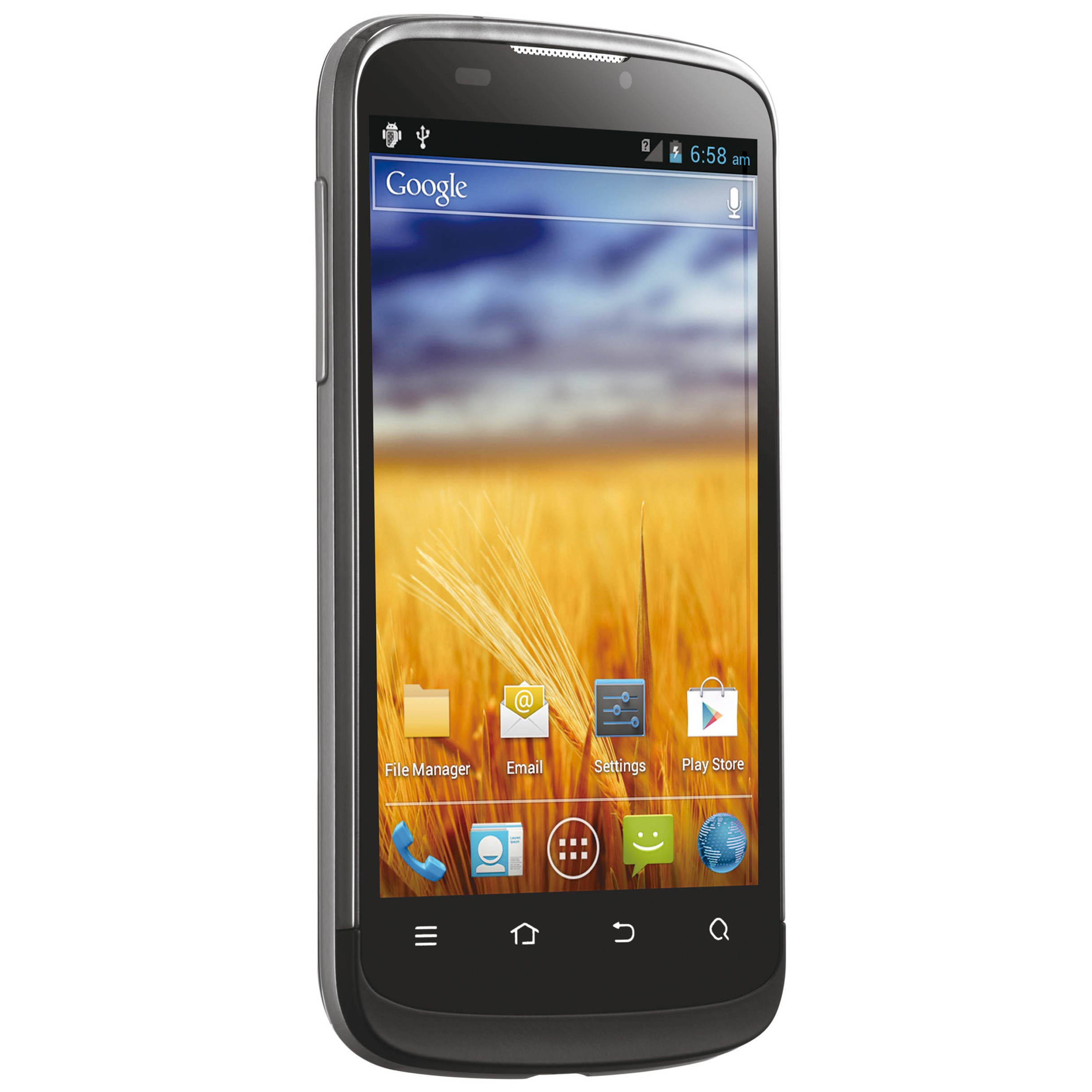 ZTE Blade 3 smarttelefon (sort)