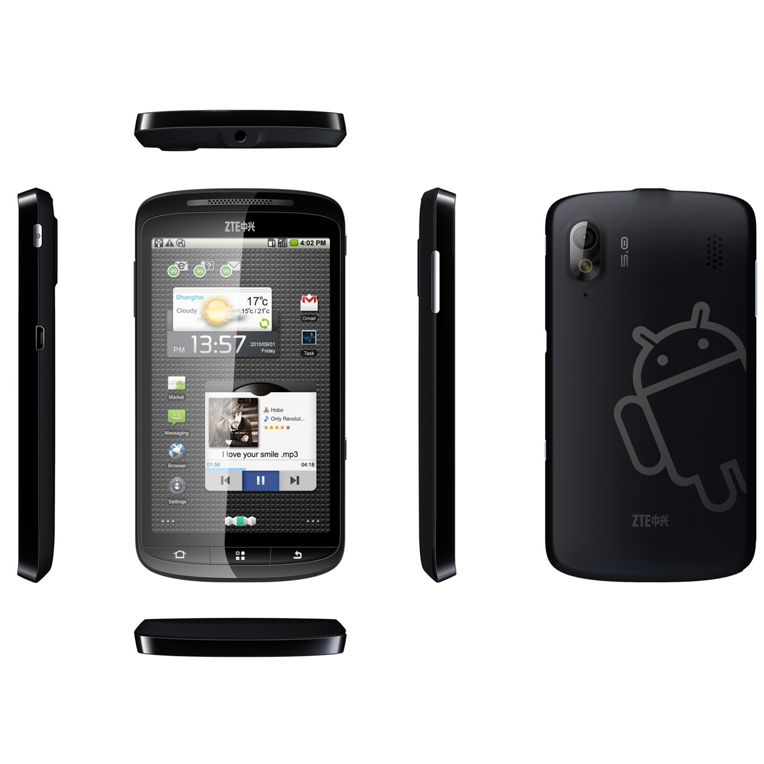 ZTE Skate black - mobil