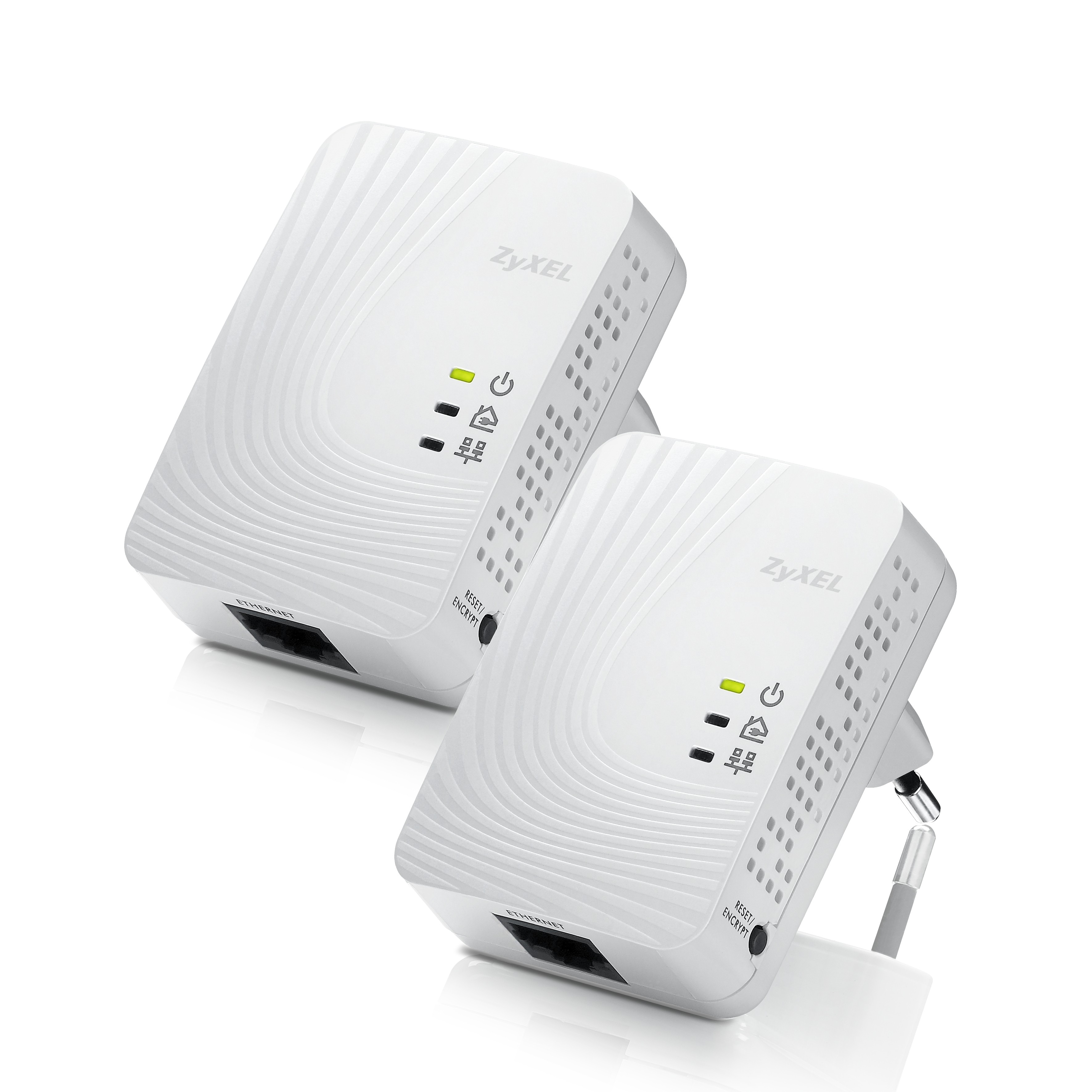 ZyXEL 500Mbps Mini Powerline Ethernet Adapter Twin Pack - set sieťových adaptérov
