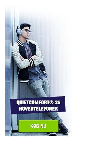 Bose QC35 - luk lyden ude