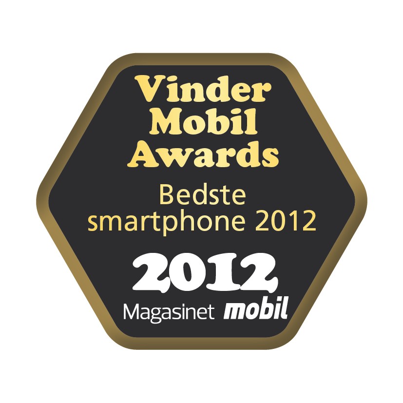 Vinder Mobil Awards  - bedste smartphone 2012