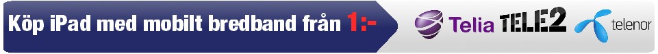 K&ouml;p iPad med mobilt bredband fr&aring;n 1:-