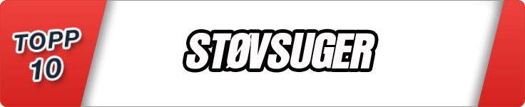 Topp 10 støvsugere