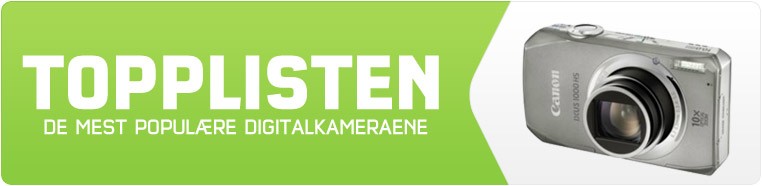Topplisten kompaktkamera