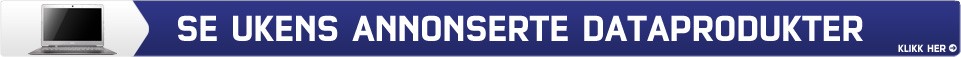 Ukens annonserte Dataprodukter