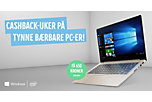 Cashback-uker på slanke, bærbare PC-er! Cashback-uker på slanke, bærbare PC-er!