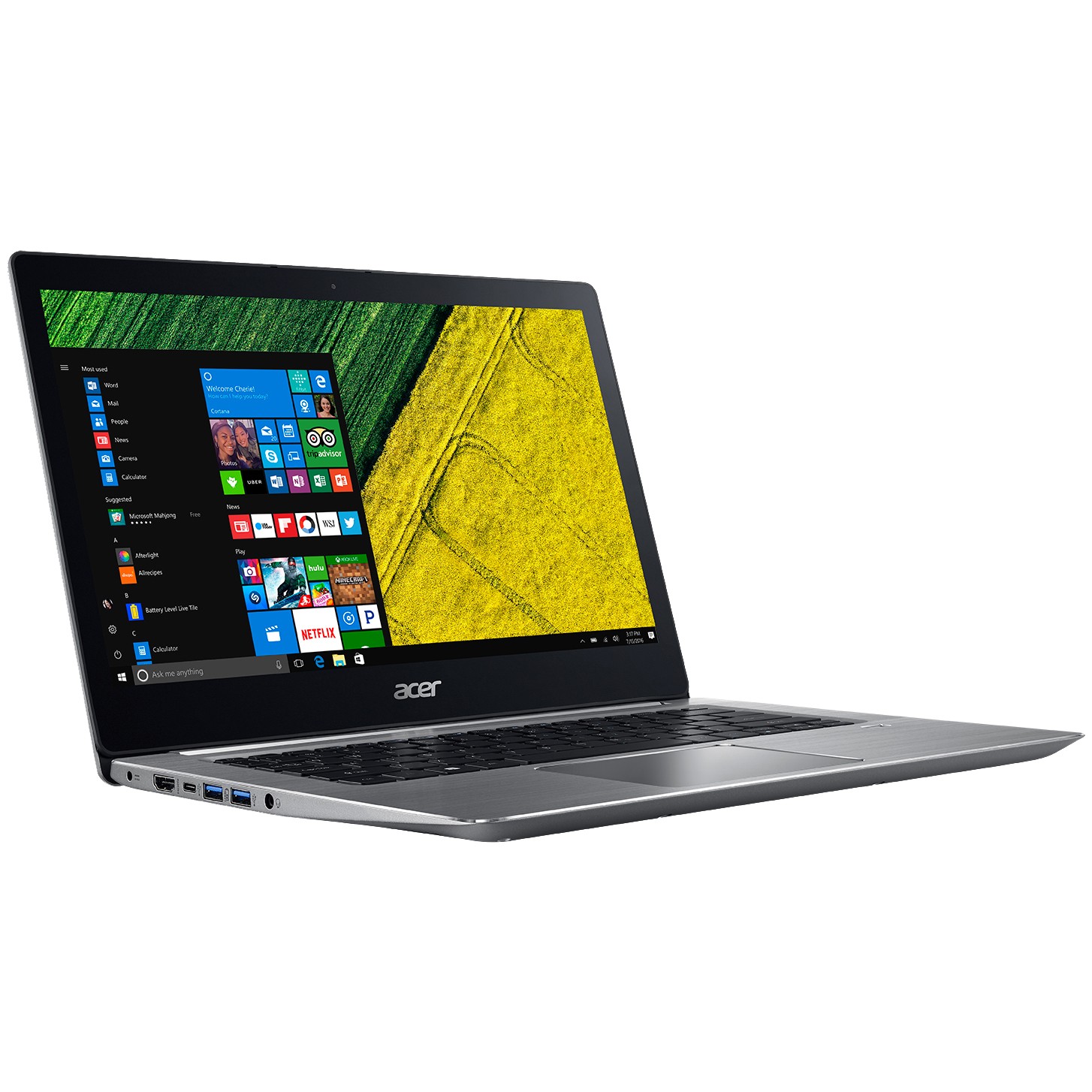Acer Swift 3 14" Signature Edition bærbar PC (sølv)
