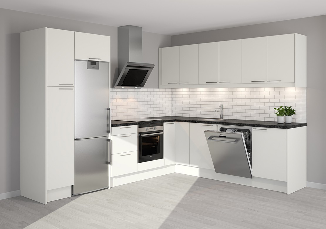 Epoq dækside højskab 211 cm (trend offwhite) epoq køkken trend ... Højskab køkken 60 cm