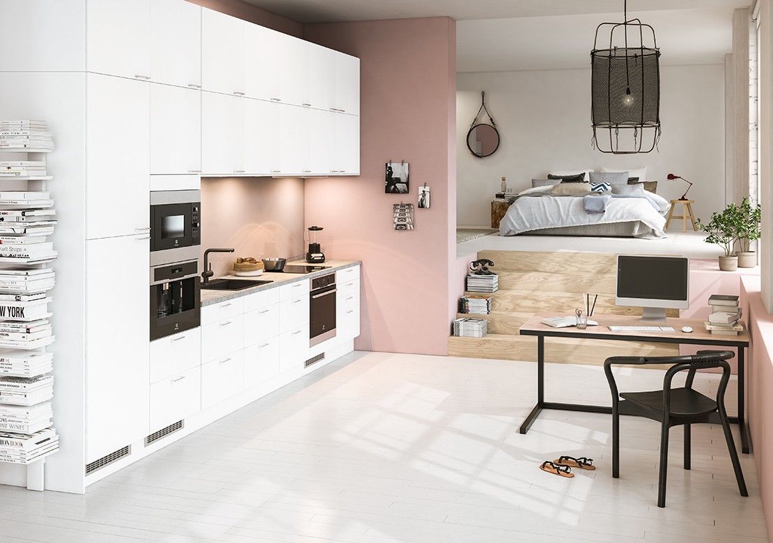 Epoq dækside højskab 233 cm (trend chalk) epoq køkken trend ... Højskab køkken 60 cm