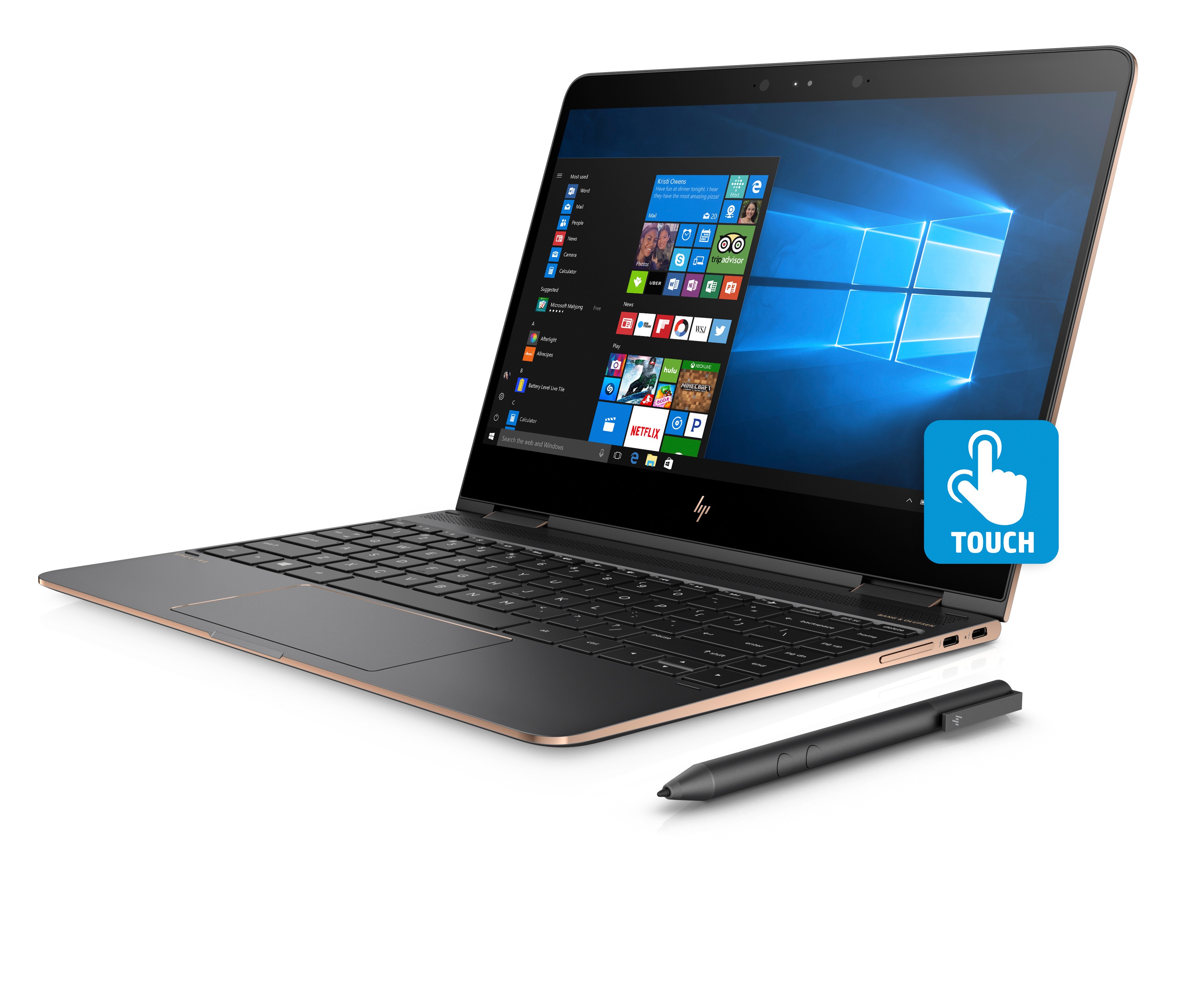 HP Spectre x360 2-in-1 13-ac084no (harmaa/kupari)