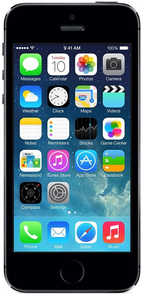 iPhone 5s 16GB (rymdgrå)