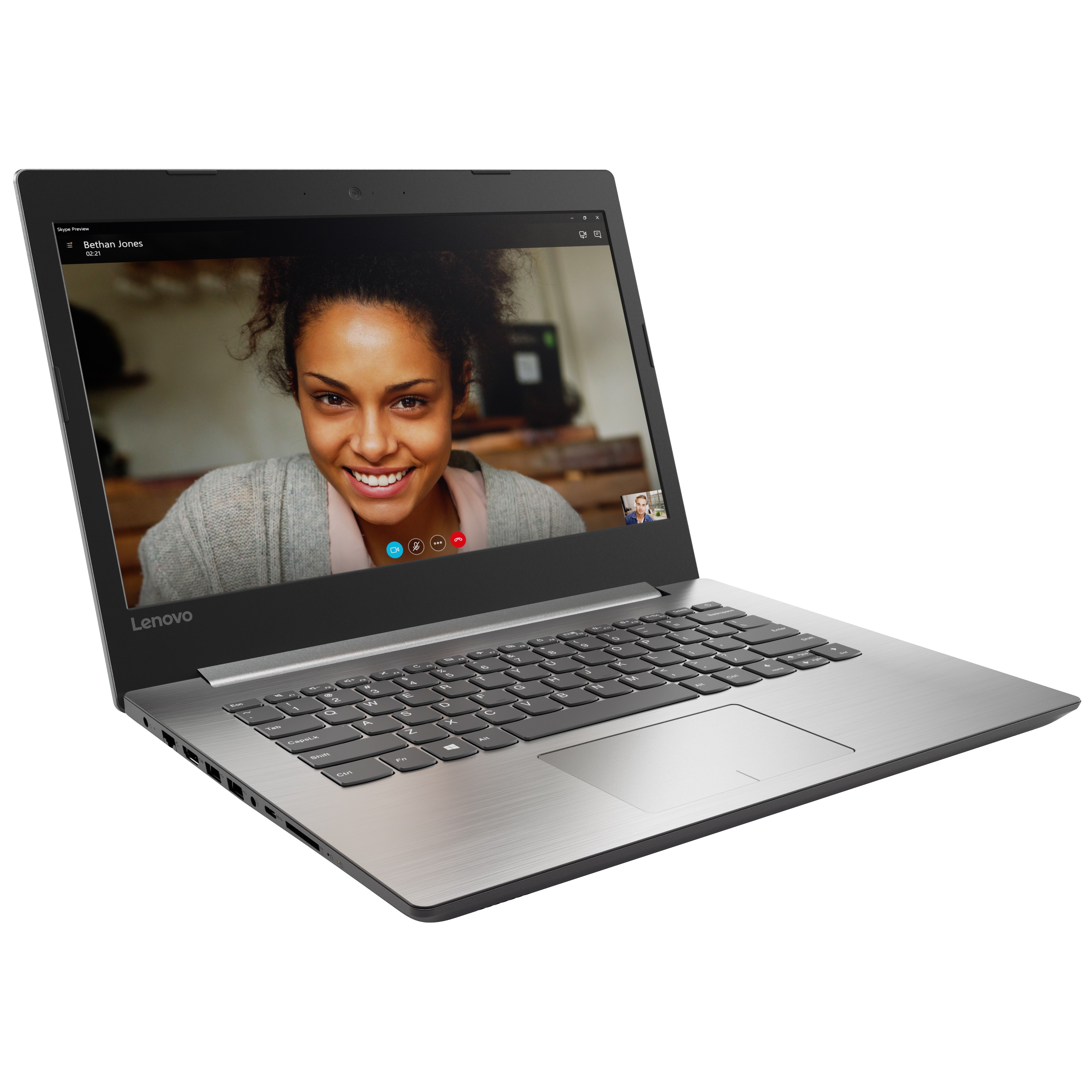 Lenovo Ideapad 320 14" bärbar dator (platina grå)