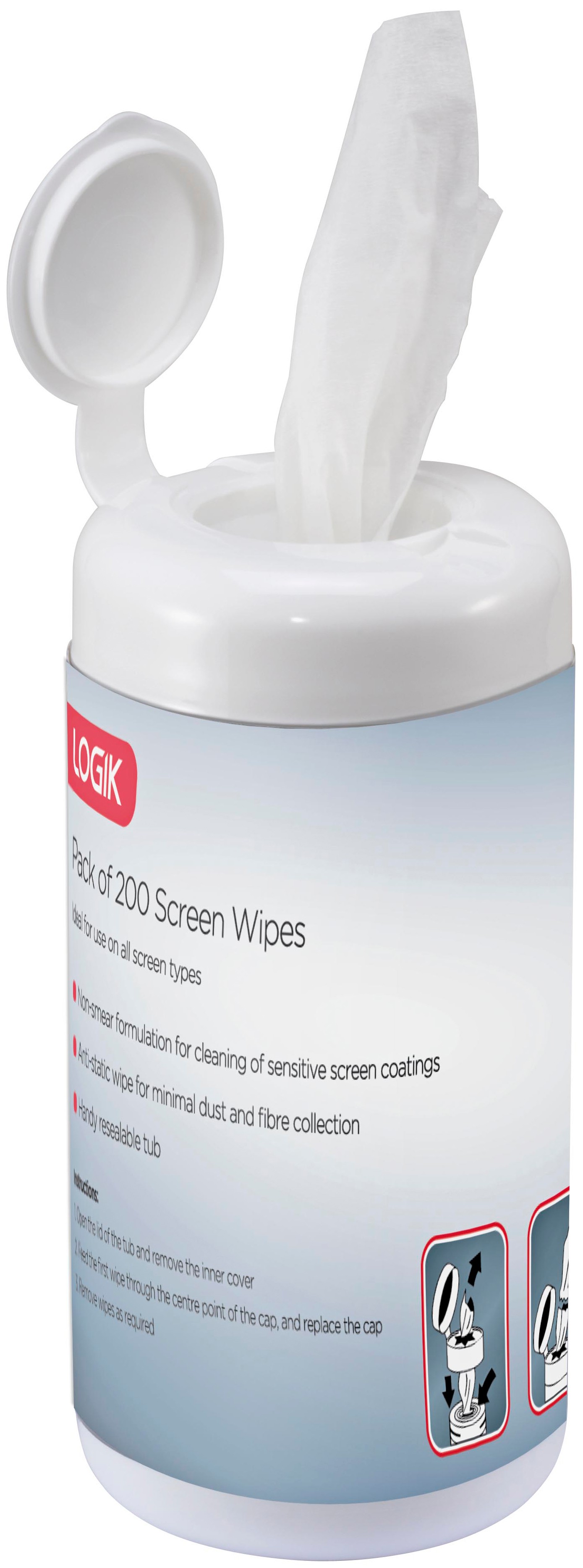 Logik Screen Wipes Skärmrengöring