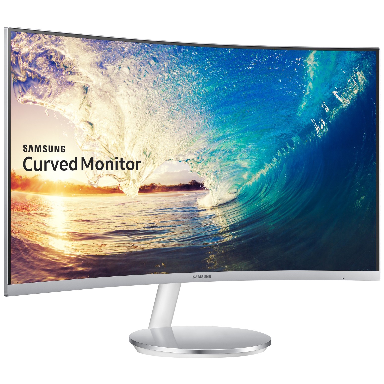 Samsung C27F591 27" Curved LED-monitor (vit/silver)